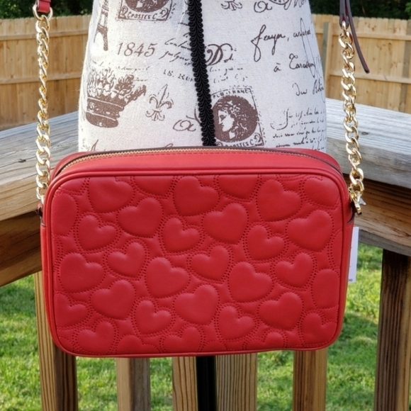 ⚠️LAST 1⚠️Michael Kors Jet Set LG EW Crossbody Red - Picture 2 of 6